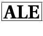 \fbox{\Huge\bf ALE}