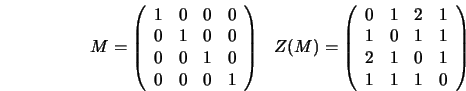 $Z(M)[1,3]$