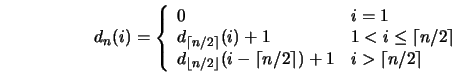 $d\geq d_n(i)$